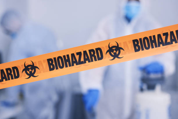 Professional Blood Cleanup technician working in Inavale, NE